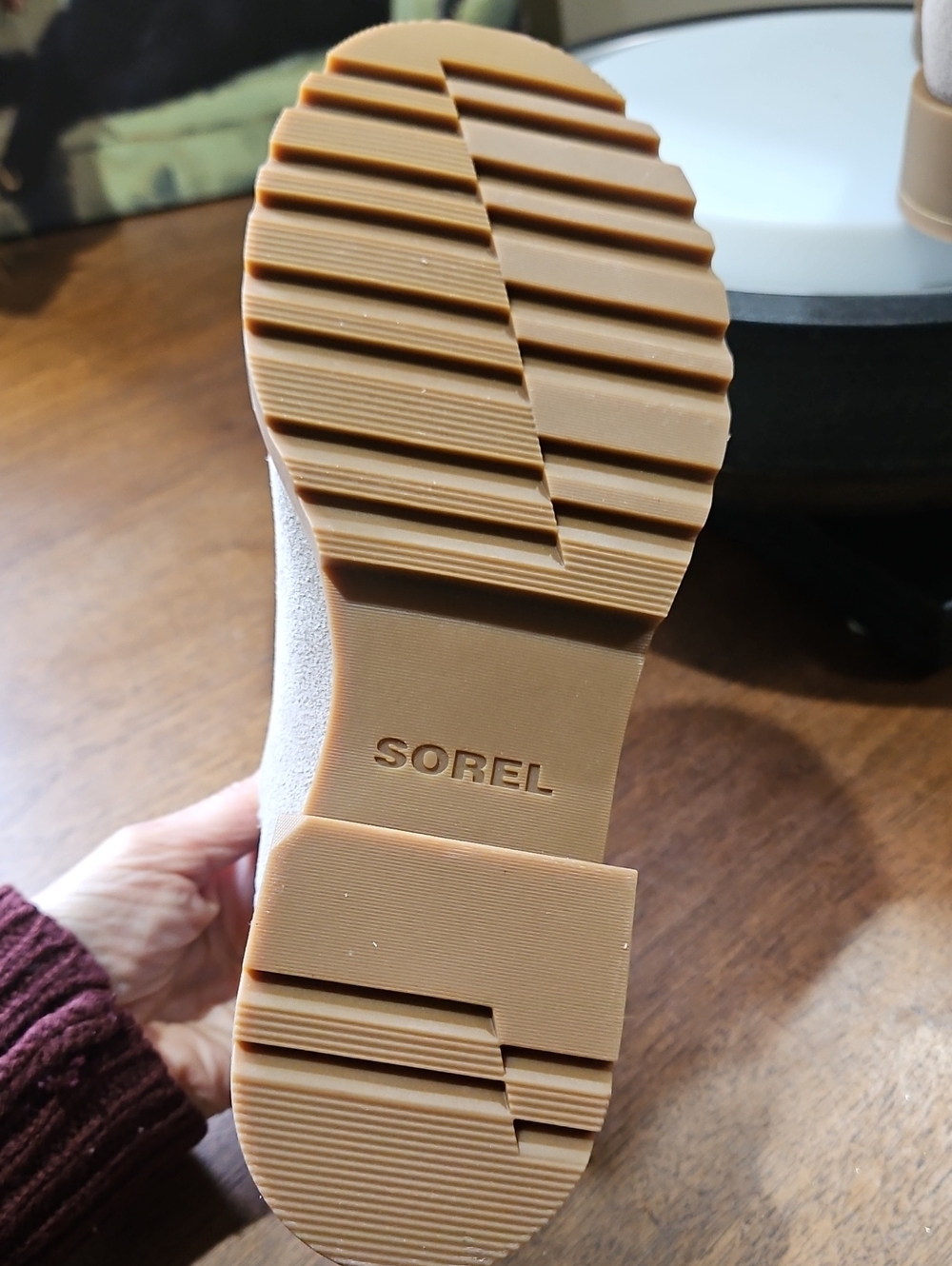 🍂🍁Sorel Taupe And Gray Ankle Boots - Picture 14 of 14